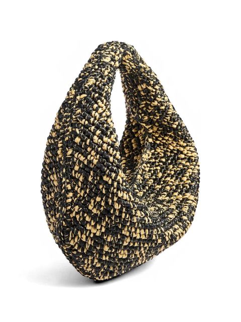 KHAITE logo-motif shoulder bag - Black