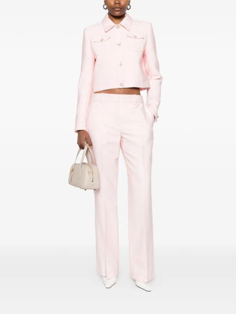 Casablanca monogram-pattern trousers - Pink - zdjęcie produktu nr 2