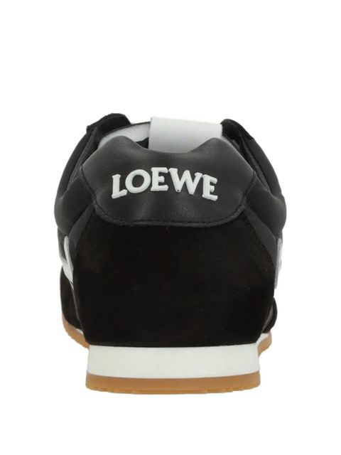 LOEWE asymmetric anagram trainers - Black