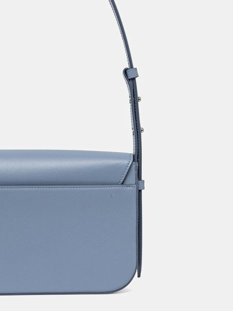 Bally torebka skórzana kolor niebieski WAS02X