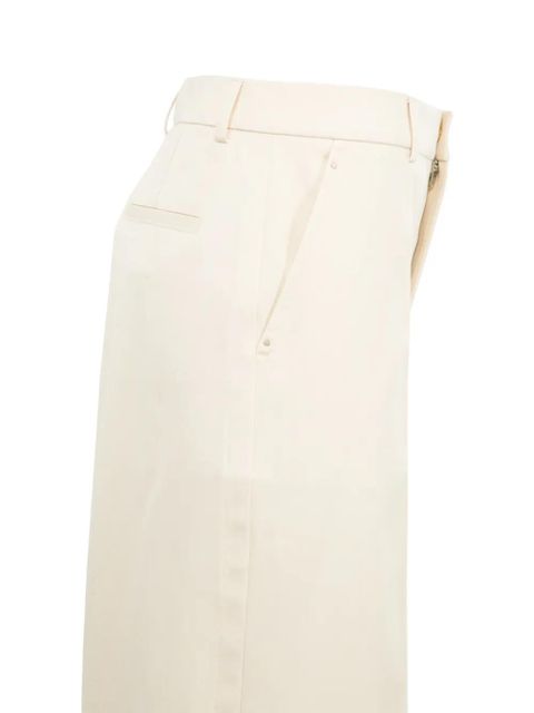 Moncler flat-front tailored trousers - Neutrals