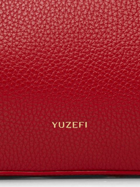Yuzefi torebka skórzana OYSTER MINI DUFFLE kolor czerwony YUZPF25-HB-MOYD-L060 - zdjęcie produktu nr 2