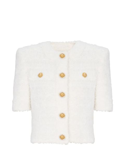 Balmain short-sleeve cardigan - Neutrals - zdjęcie produktu nr 1