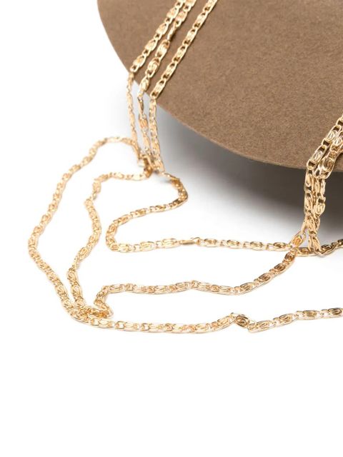 Ruslan Baginskiy Canotier wool-felt hat - Brown - zdjęcie produktu nr 2