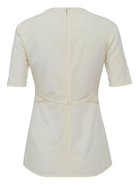 Jil Sander zip-fastening top - Neutrals - zdjęcie produktu nr 2