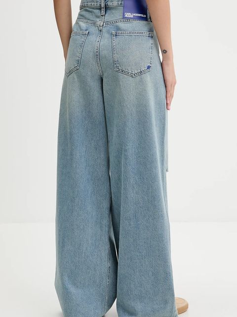 Karl Lagerfeld Jeans jeansy damskie kolor niebieski A4W10052 - zdjęcie produktu nr 2