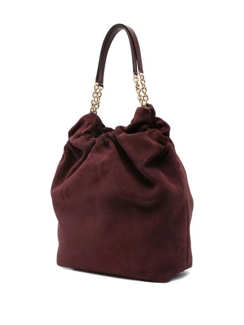 DeMellier Miami suede shoulder bag - Red