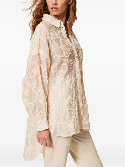 TWINSET embroidery shirt - Neutrals