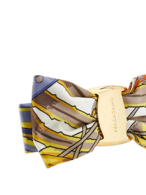Ferragamo Hairclip with bow - Gold
