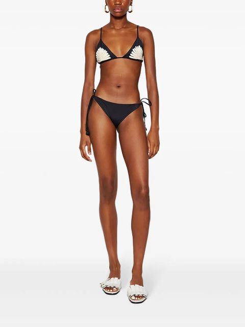 Johanna Ortiz Sheshea tassel bikini bottom - Black