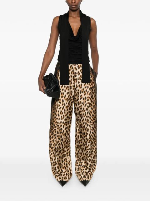 Sportmax Spxoblo animal-print trousers - Neutrals - zdjęcie produktu nr 2