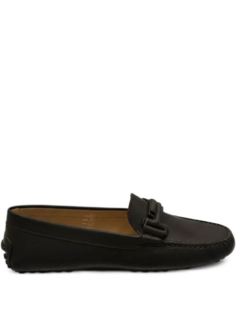 Tod's Gommini doppia T Loafers - Brown - zdjęcie produktu nr 1