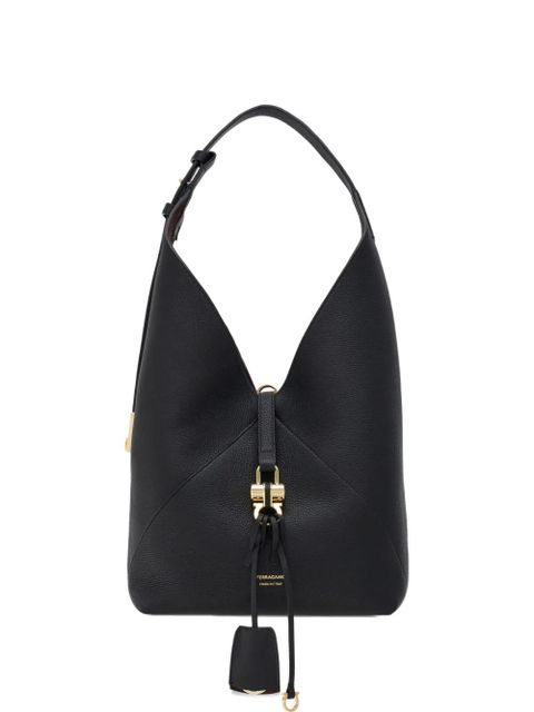 Ferragamo leather hobo shoulder bag - Black - zdjęcie produktu nr 1