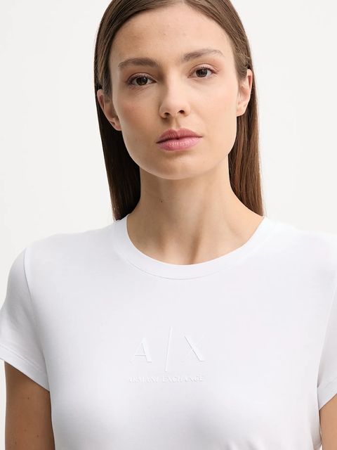 Armani Exchange t-shirt damski kolor biały XW001458 AF16294
