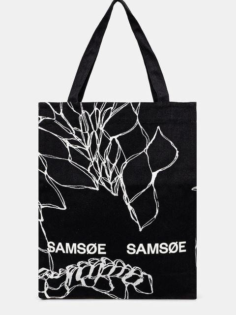 Samsoe Samsoe torebka bawełniana SAPRINT - zdjęcie produktu nr 2