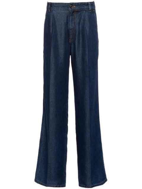 Miu Miu high-rise wide-leg jeans - Blue - zdjęcie produktu nr 1