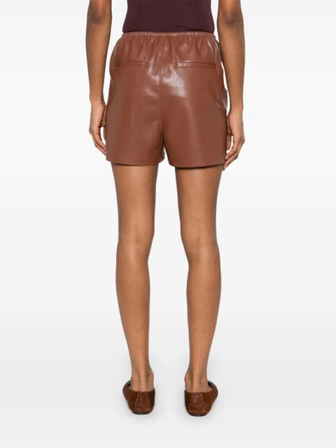 Nanushka faux-leather shorts - Brown - zdjęcie produktu nr 2