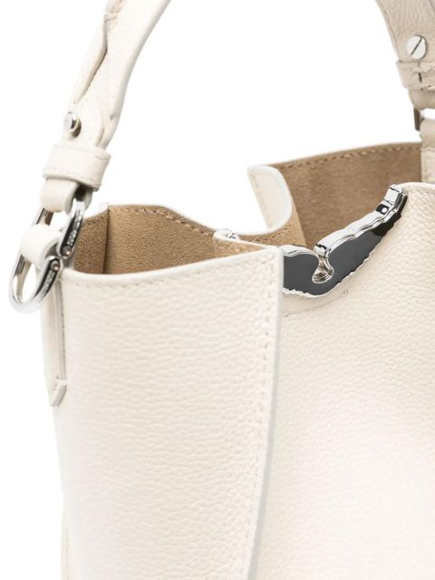 Zadig&Voltaire Borderline leather bucket bag - Neutrals