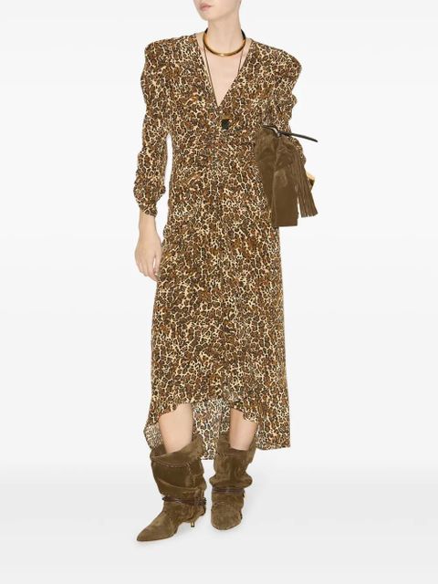 ISABEL MARANT Albini dress - Brown - zdjęcie produktu nr 2