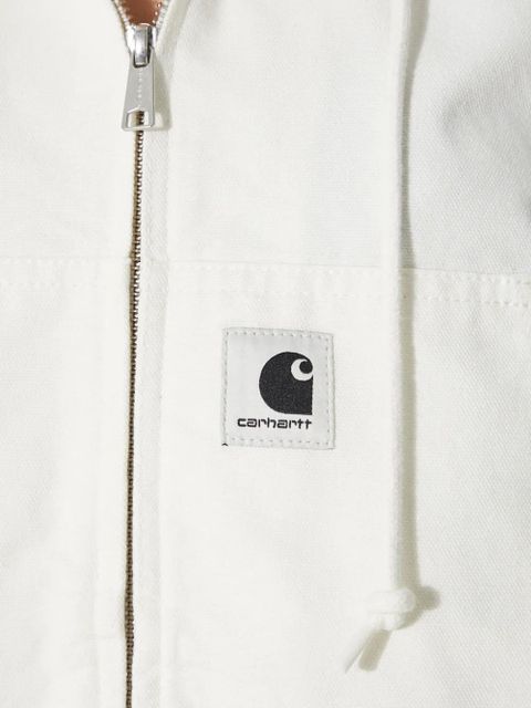 Carhartt WIP hooded zip-fastening jacket - White