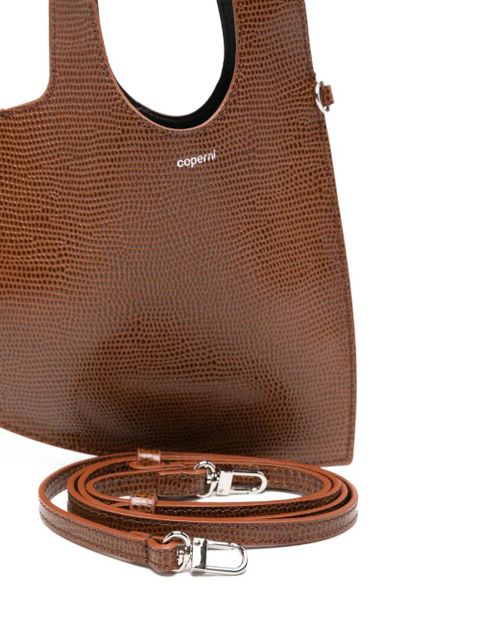 Coperni mini Heart tote bag - Brown