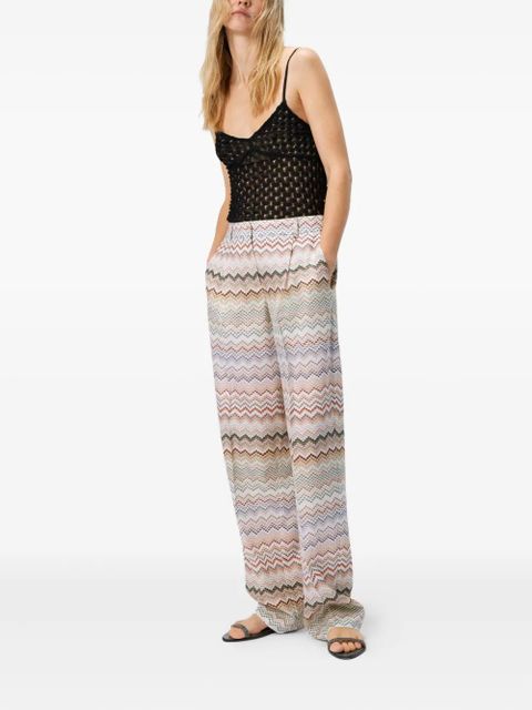Missoni Zigzag-pattern trousers - Neutrals - zdjęcie produktu nr 2