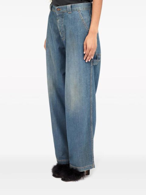 Maison Margiela Americana wide-leg jeans - Blue