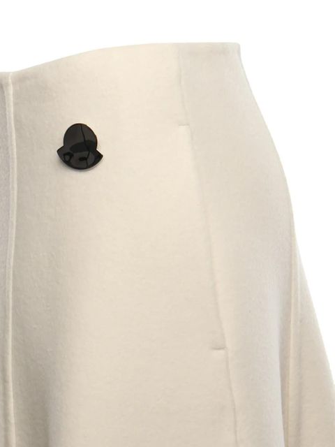 Moncler x Jil Sander logo-patch skirt - Neutrals