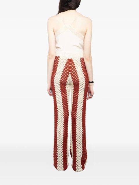 Zadig&Voltaire tricot-knit trousers - Red