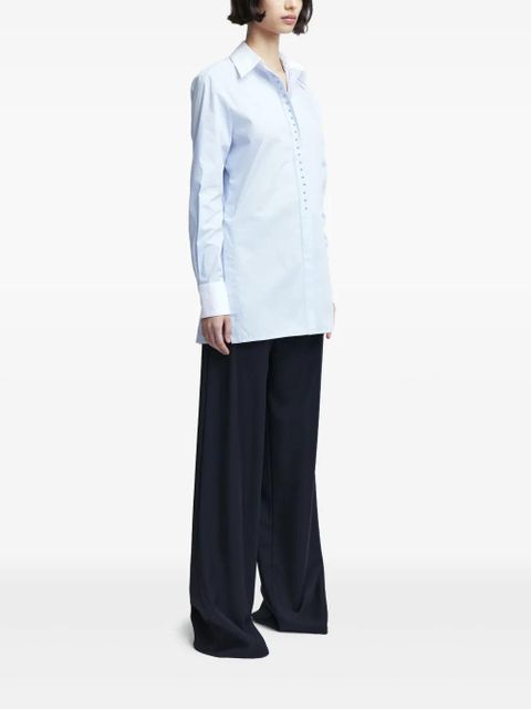 16Arlington Marley poplin shirt - Blue