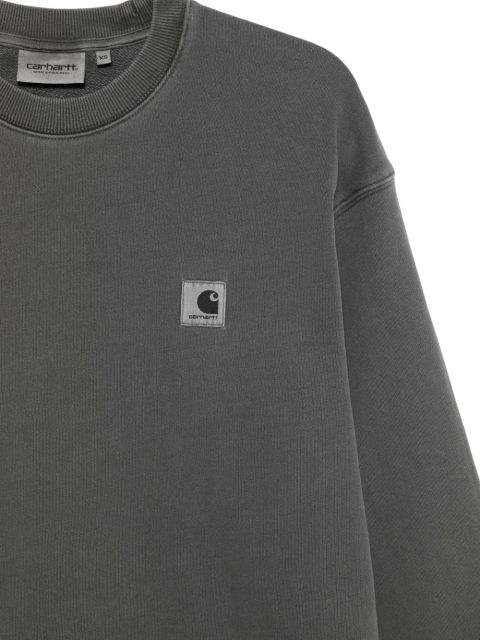 Carhartt WIP square-logo cotton sweatshirt - Grey