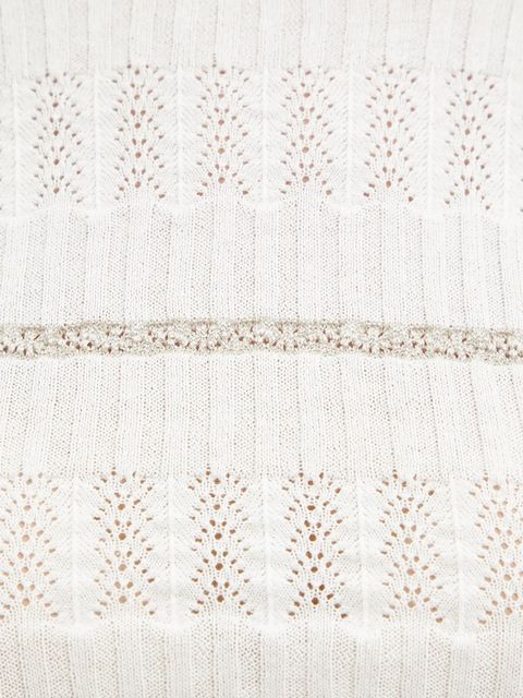 Pinko sweter z domieszką jedwabiu damski kolor biały lekki 104735 A2FC