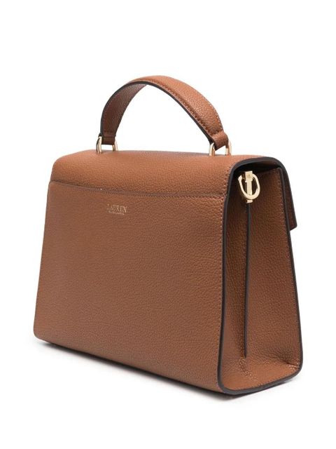 Lauren Ralph Lauren medium logo-plaque satchel - Brown - zdjęcie produktu nr 2