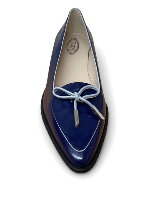 Tod's tie ballet flats - Blue - zdjęcie produktu nr 2