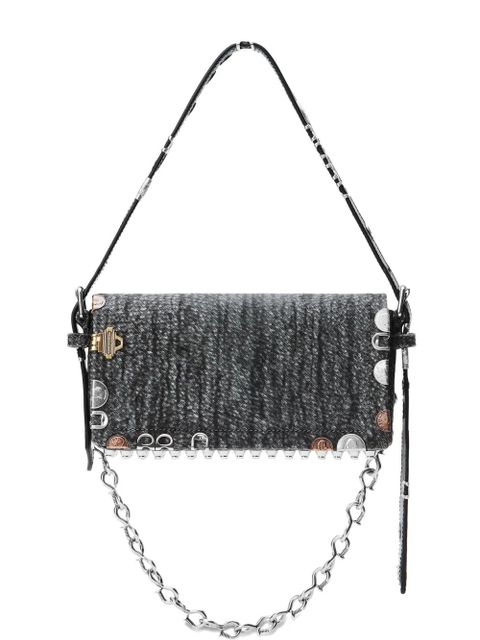 Alexander Wang studded chain-detailed shoulder bag - Black - zdjęcie produktu nr 1