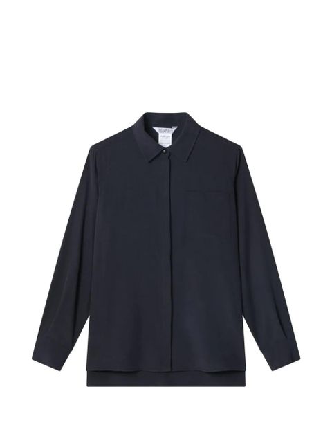 Max Mara patch-pocket long-sleeve shirt - Blue - zdjęcie produktu nr 1