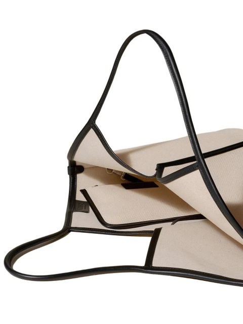 Hereu Callela cotton shoulder bag - Neutrals