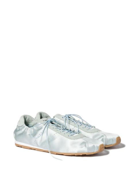 Miu Miu Plume satin sneakers - Blue - zdjęcie produktu nr 2