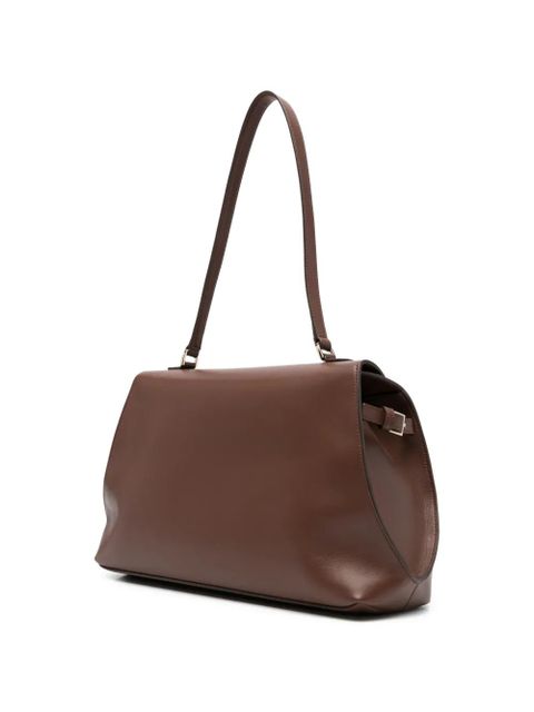 LouLou de Saison flap-closure shoulder bag - Brown