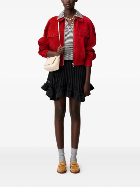 Claudie Pierlot pocket zip-up jacket - Red - zdjęcie produktu nr 2
