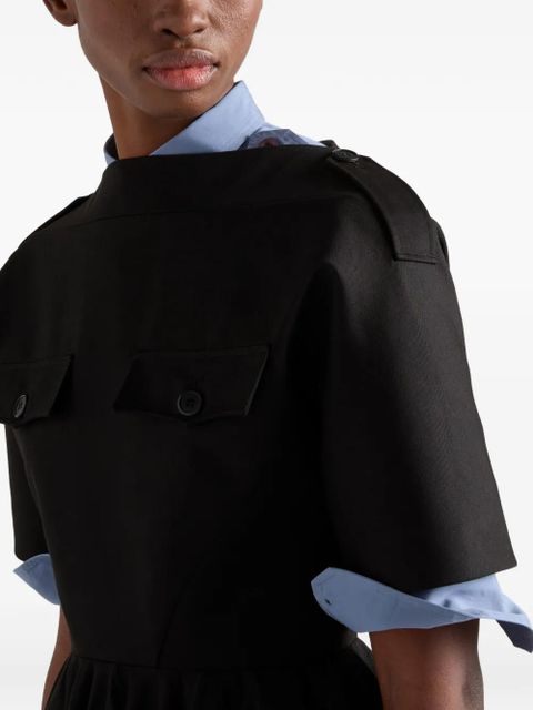 Prada cotton poplin shirt - Blue