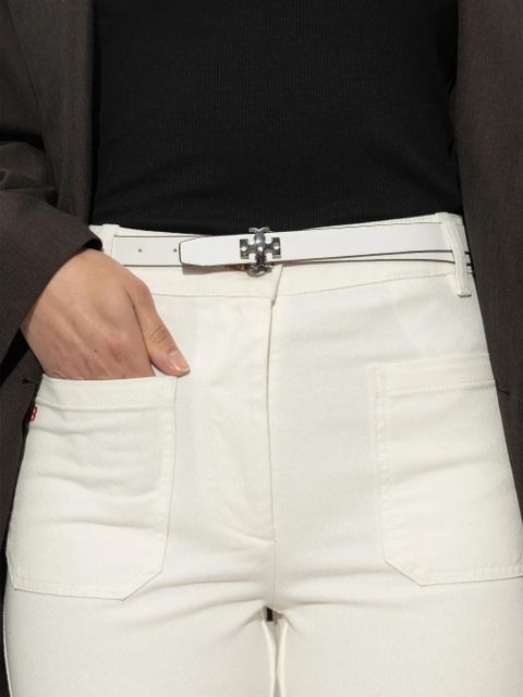 Tory Burch leather belt - White