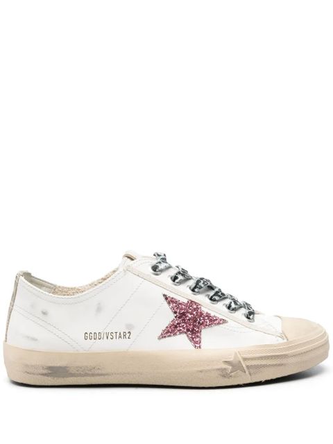 Golden Goose V-Star distressed sneakers - White - zdjęcie produktu nr 1