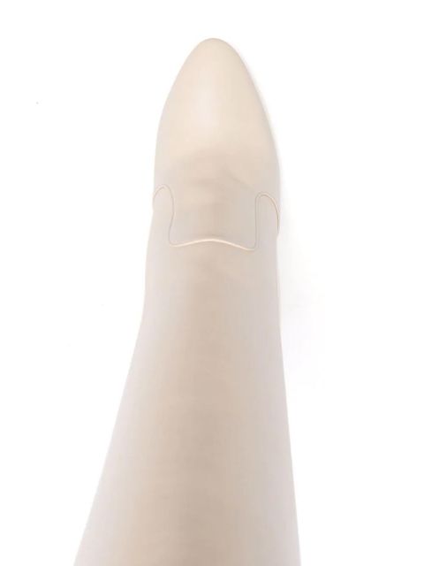 Saint Laurent 68 110mm knee-high boots - Neutrals