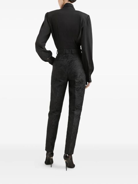 Dolce & Gabbana DNA jacquard trousers - Black