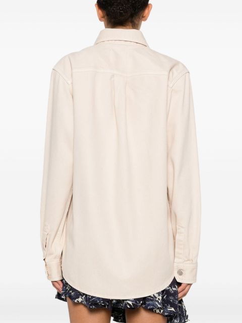 ISABEL MARANT Talbot buttoned shirt - Neutrals
