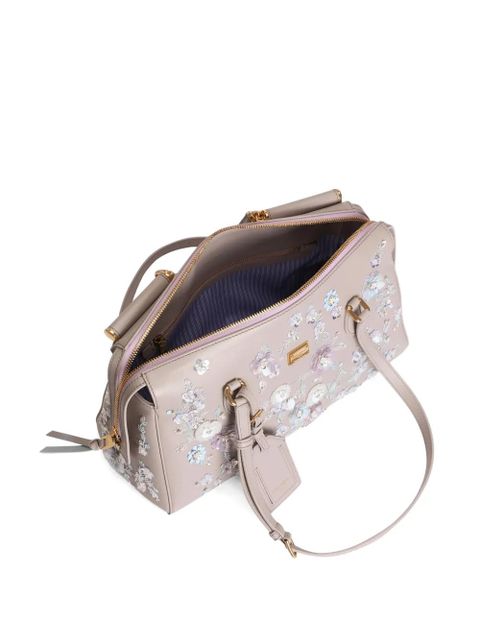 Dolce & Gabbana medium Vittoria handbag with embroidery - Grey