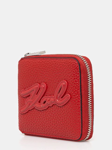 Karl Lagerfeld portfel damski kolor czerwony A1W32054 - zdjęcie produktu nr 2