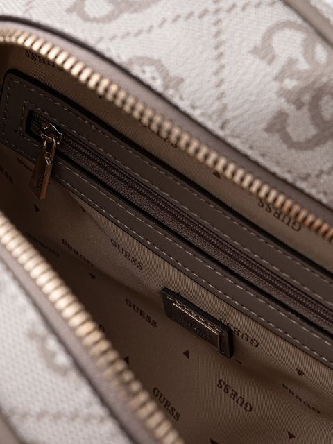 Guess plecak ERENIA damski kolor beżowy mały wzorzysty HWSO78 38330