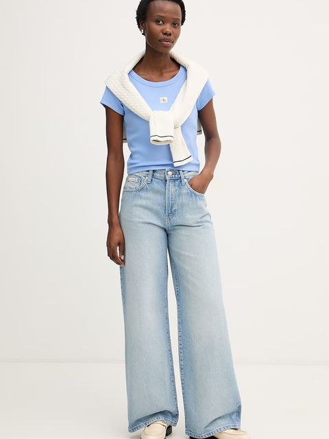 Calvin Klein Jeans t-shirt damski - zdjęcie produktu nr 1